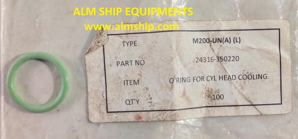 YANMAR O-RING FOR CYL.HEAD COOLING M200