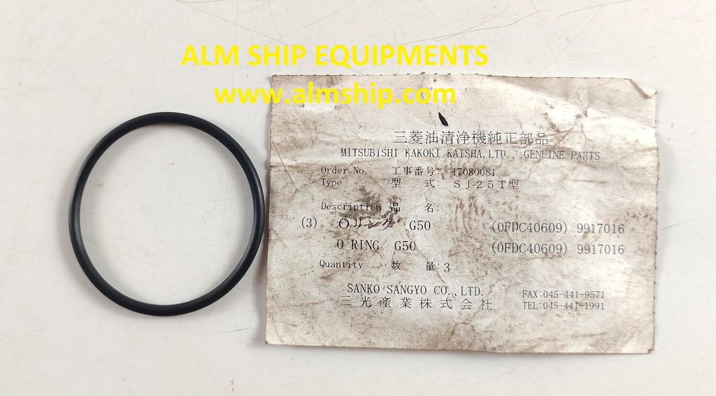 MITSUBISHI O-RING G-50 SJ25T