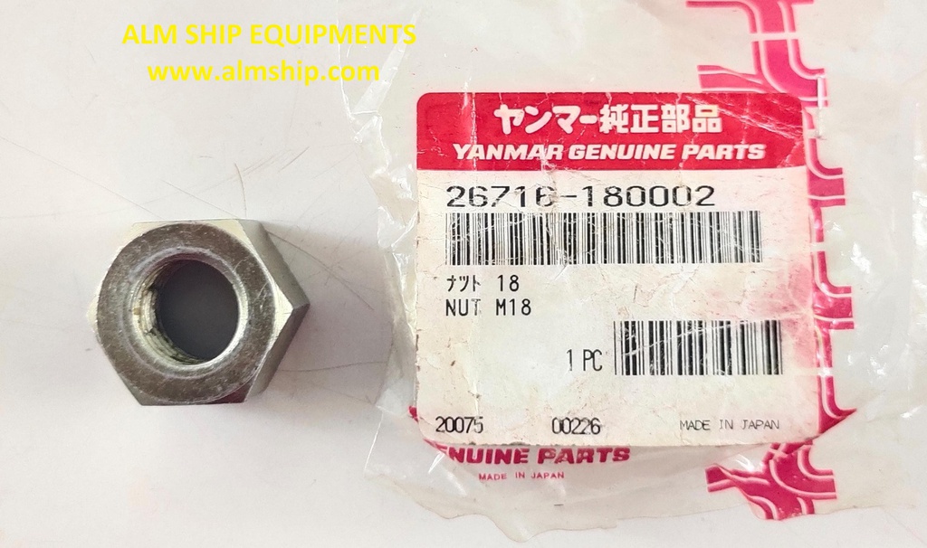 YANMAR NUT M-18 SC-30N/SC-40N