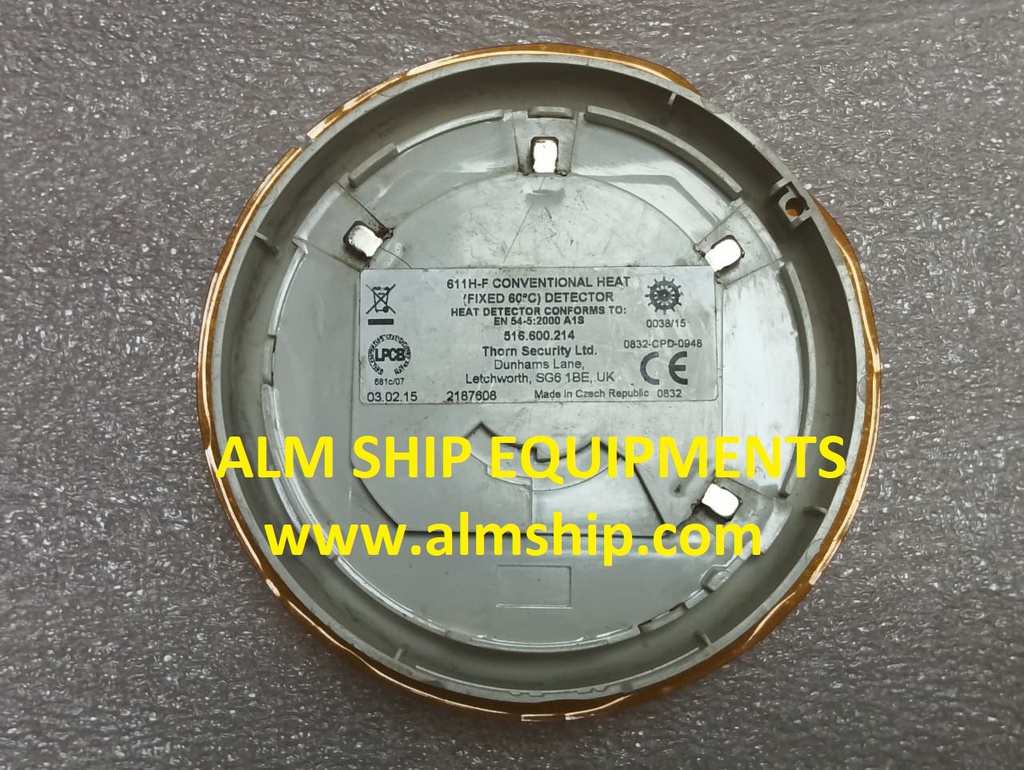 CONVENTIONAL HEAT (FIXED 60 DEGREE C) DETECTOR / THORN/ 611H-F