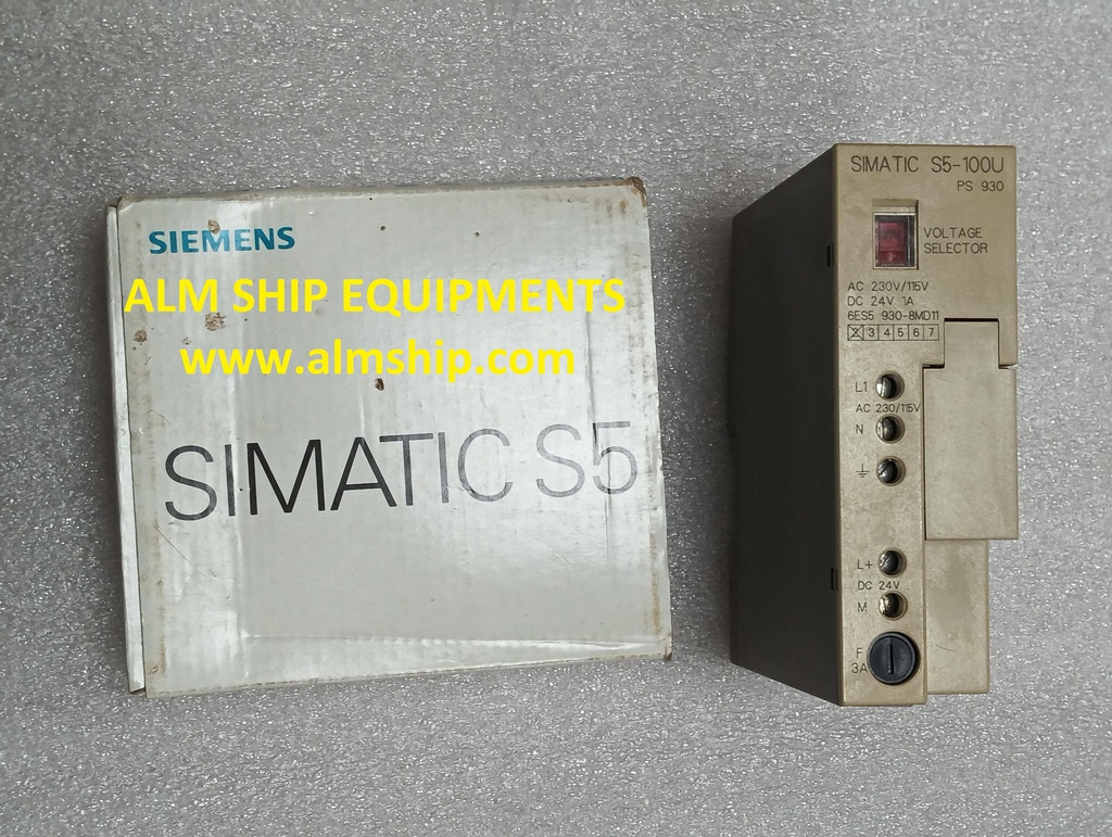 SIMATIC S5-100U/ SIEMENS/ 6ES5 930-8MD11
