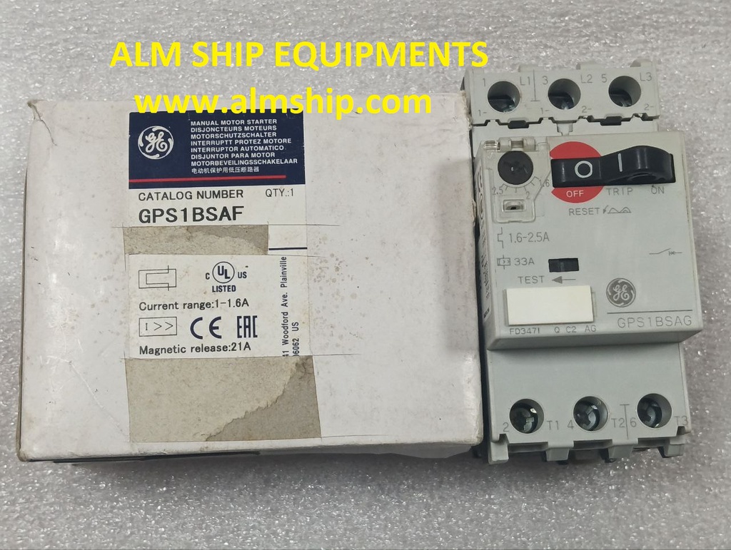 MOTOR BREAKER/ GE/ GPS1BSAG