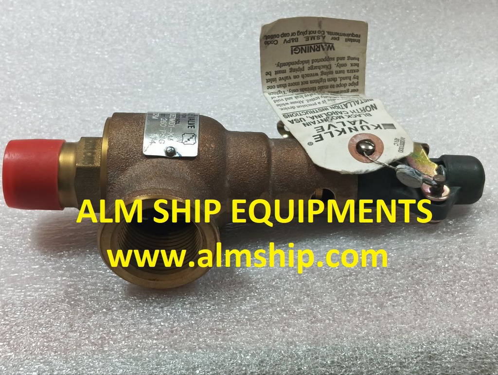 SAFETY AND RELIEF VALVE/ KUNKLE VALVE/ 6010EDM01-K