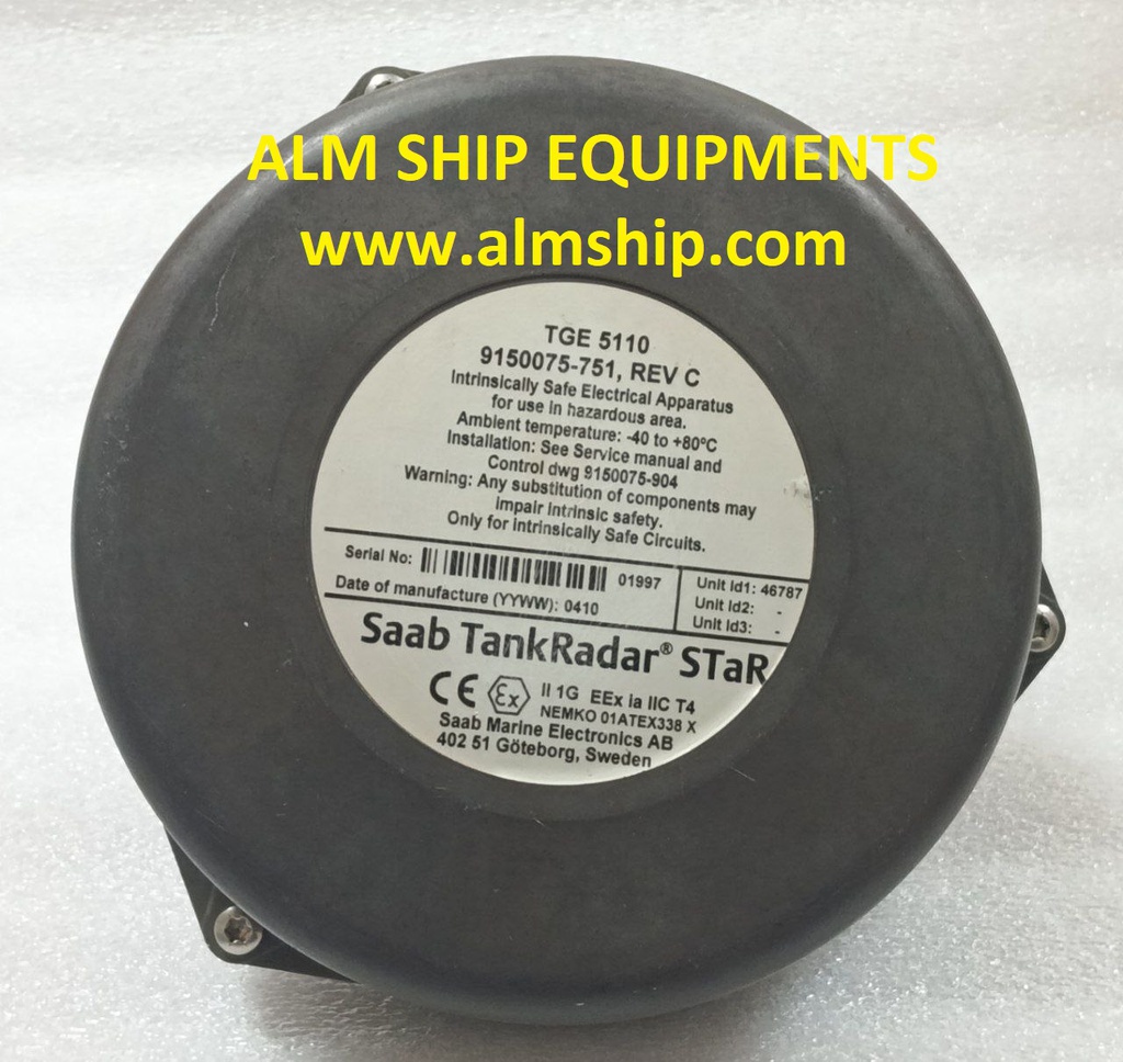 TRANSMITTER ELECTRONIC BOX/ SAAB TANK RADAR/ TGE 5110