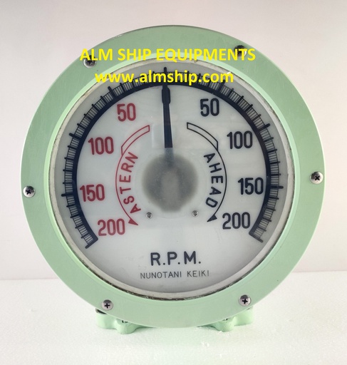 NUNOTANI KΕΙΚ JIS F 8521-SL200KO ELECTRIC PROPELLER SHAFT REVOLUTION INDICATOR FOR MARINE USE RECEIVER