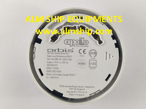 APOLLO ORBIS ORB-OP-12001-APO  OPTICAL SMOKE DETECTOR