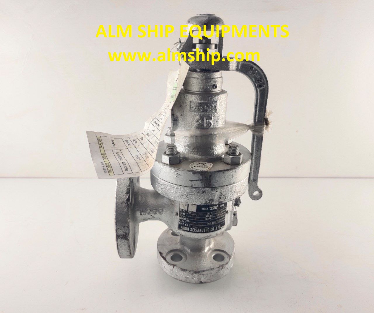 PREESURE SAFTY VALVE FUKUI SEISAKUSHO REC274- STM(C)