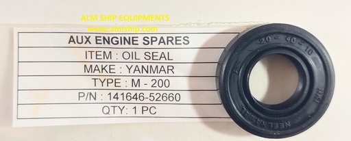YANMAR OIL SEAL FOR FO FEED PUMP M200