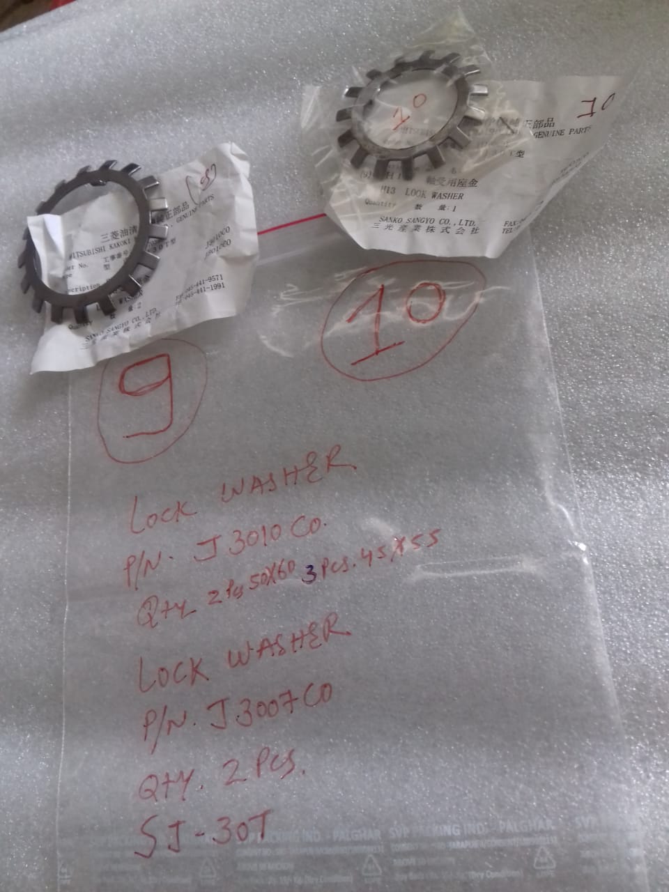 MITSUBISHI LOCK WASHER SJ30T