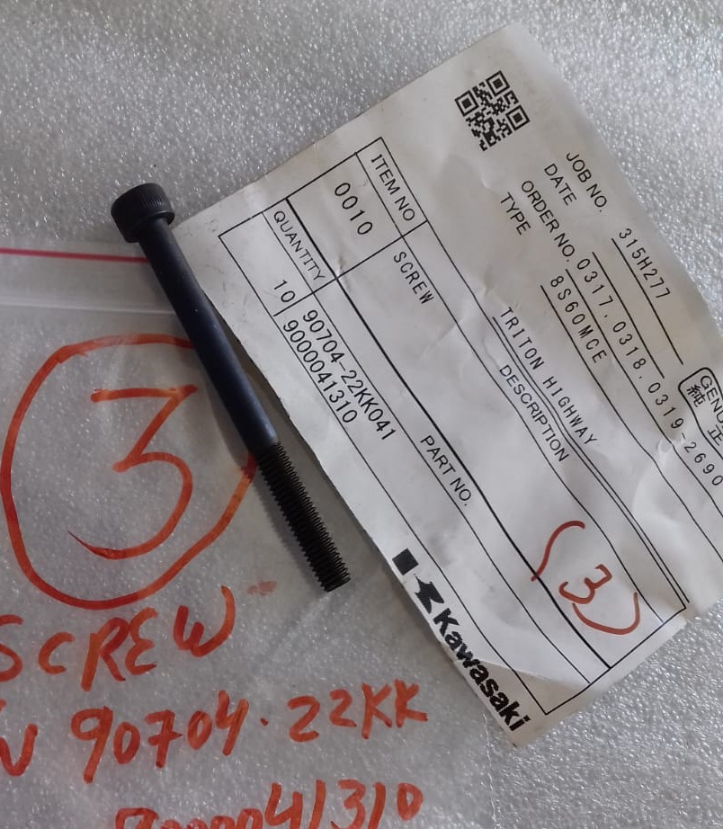 SCREW-KAWASAKI 8S60MCE