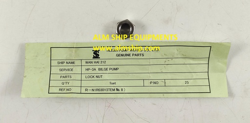 HEISHIN PUMP LOCK NUT HP-3A