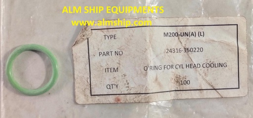 YANMAR O-RING FOR CYL.HEAD COOLING M200