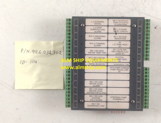 Praxis 98.6.032.702 Processor Board Rev DA Id 114