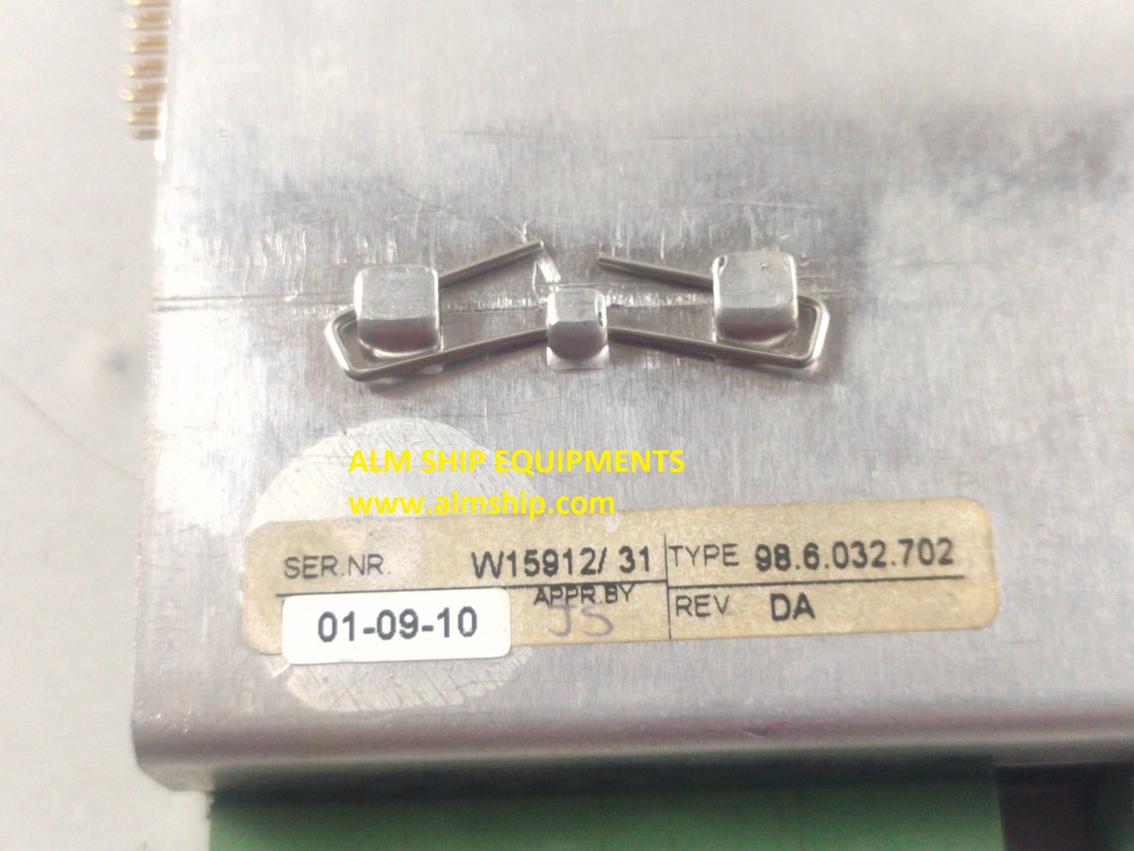 Praxis 98.6.032.702 Processor Board Rev DA Id 113