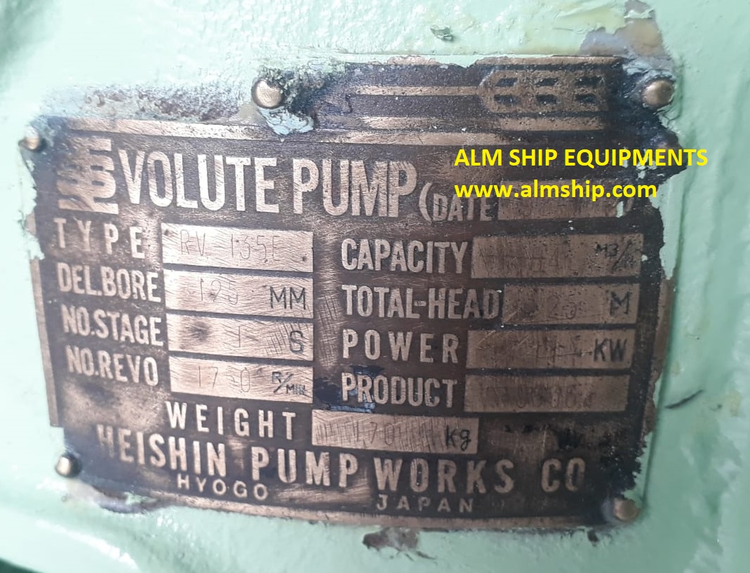 HEISHIN PUMP RV-135E MECHANICAL SEAL