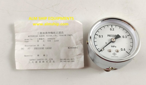 MITSUBISHI PRESSURE GAUGE SJ25T