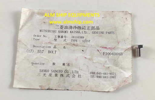 MITSUBISHI BOLT SJ25T
