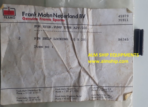 Framo Pin Self Locking [ 10 * 28 ]