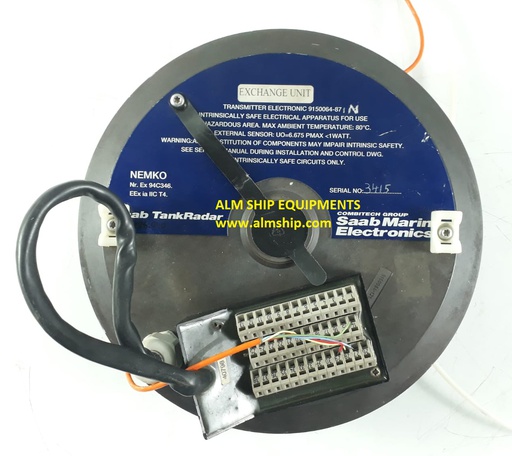 Saab Marine Tank Radar Transmitter Double Lock ( WITH-OUT SENSOR)