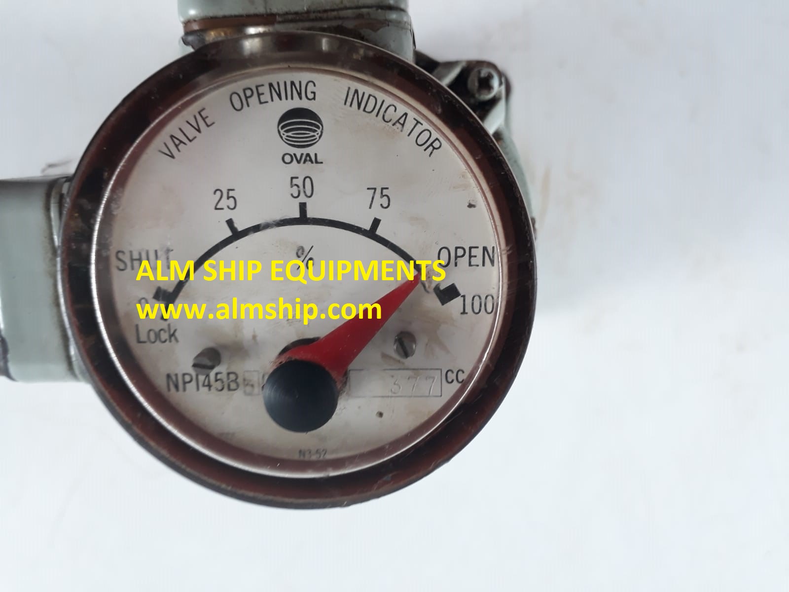 Oval Hydraulic Indicator NPI-45B30 377 C.C DAMAGE