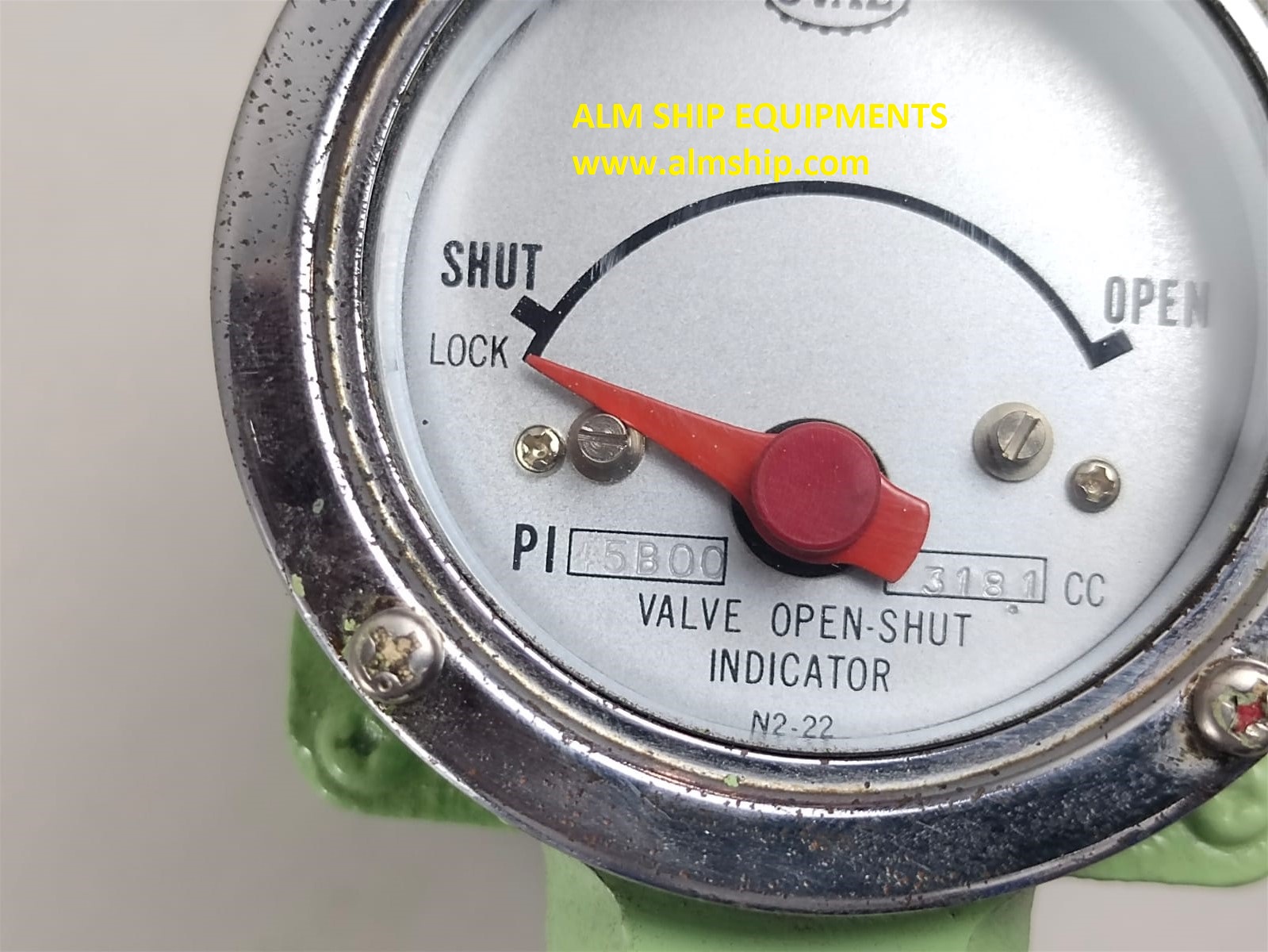 Oval Hydraulic Indicator PI45B00 318.1 C.C USED