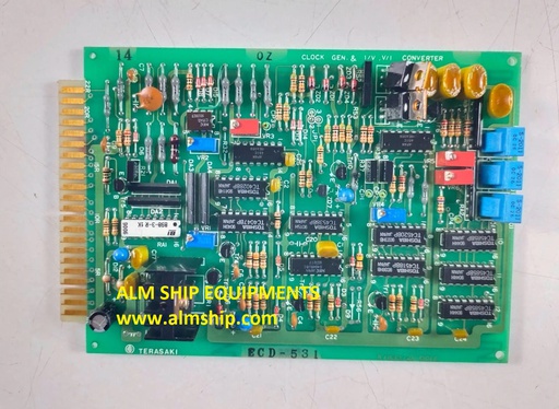 Terasaki ECB-531 K/833/21-001A Clock Gen. & I/V.V/I Converter Pcb Card