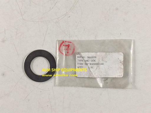 Impeller Washer P/n 124 For Taiko Kikai EMC-150C