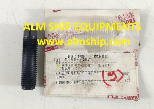 TANABE HC-275A 2ND STAGE H.P VALVE SET BOLT