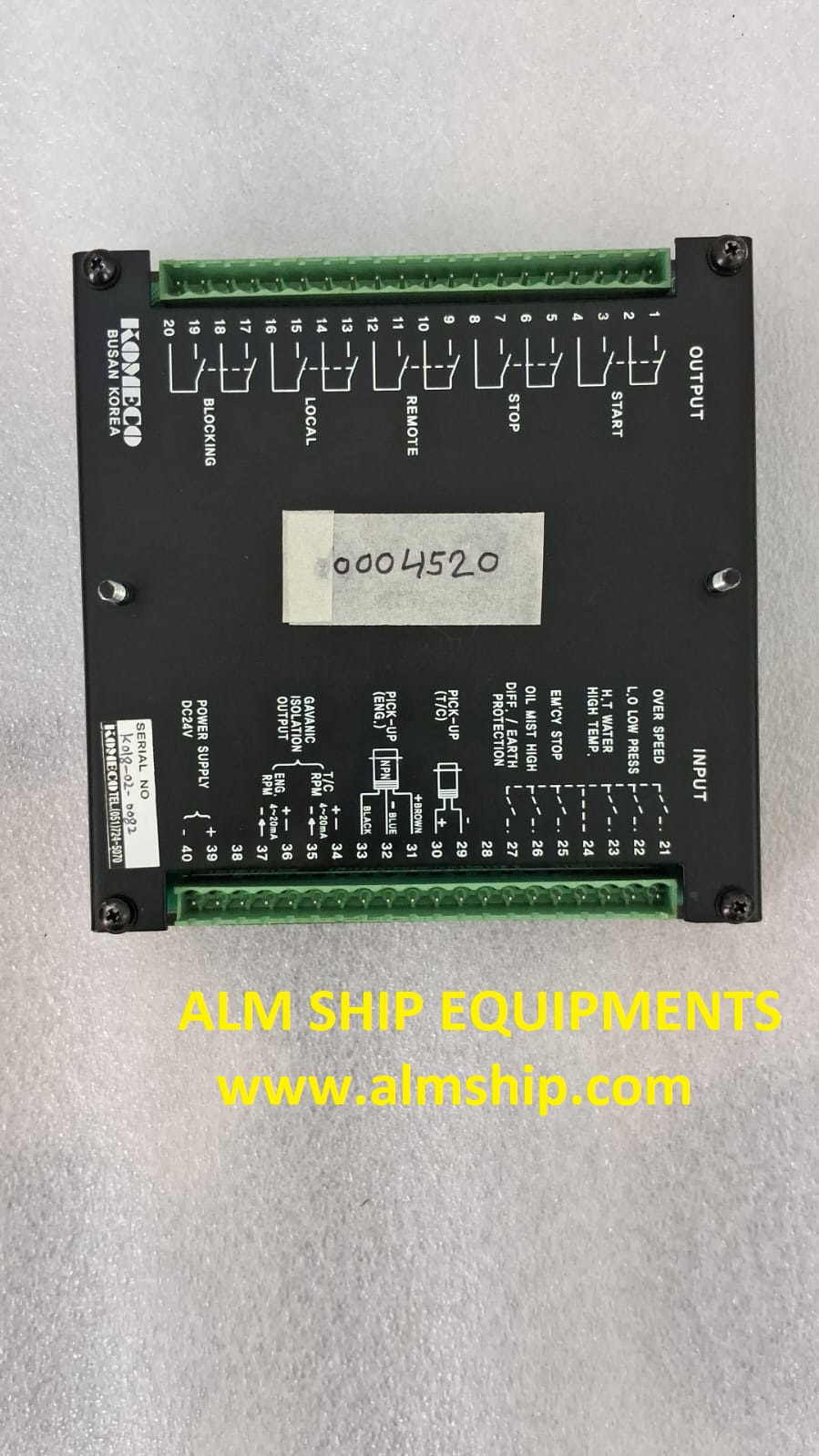 KOMECO SM-03 GI DIGITALTACHOMETER (STX ENGINE)