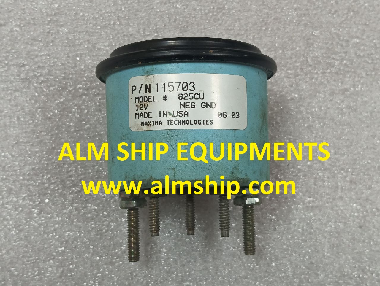 WATER TEMPERATURE/ 825CU/MAXIMA