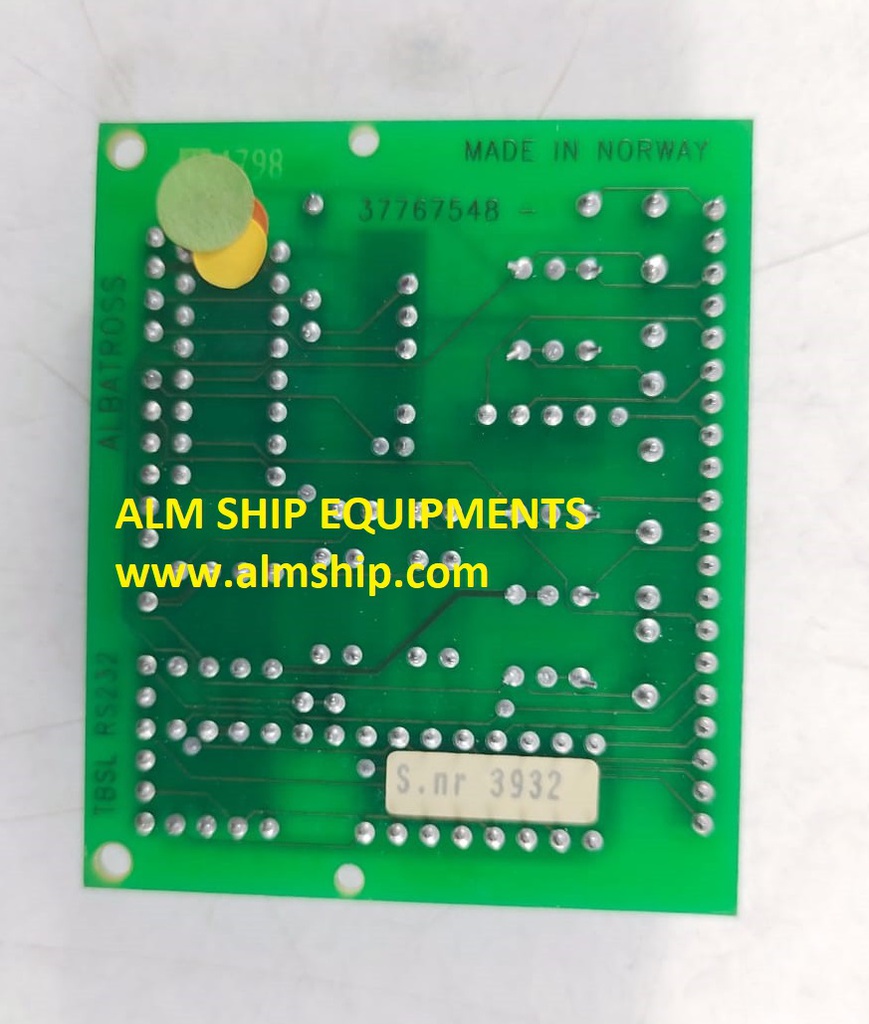 Albatross Assy 37767522 &amp; 37767548 TBSL RS232 Isolated Adapter Pcb Board