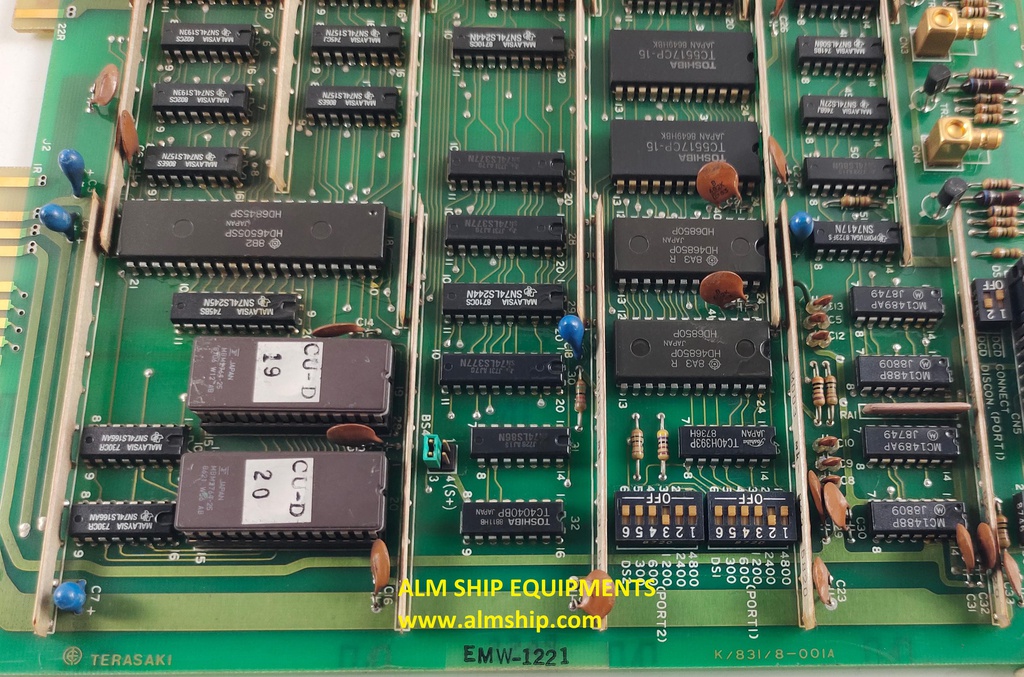 Terasaki EMW-1221 K/831/8-001A RS-232C &amp; Crt I/F (D) Module