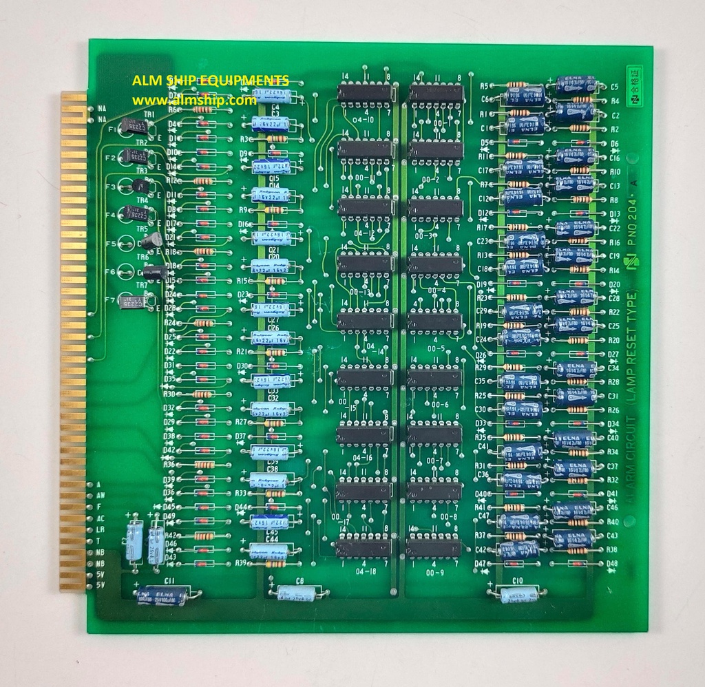 P.NO.204A Alarm Circuit Lamp Reset Type Pcb Card