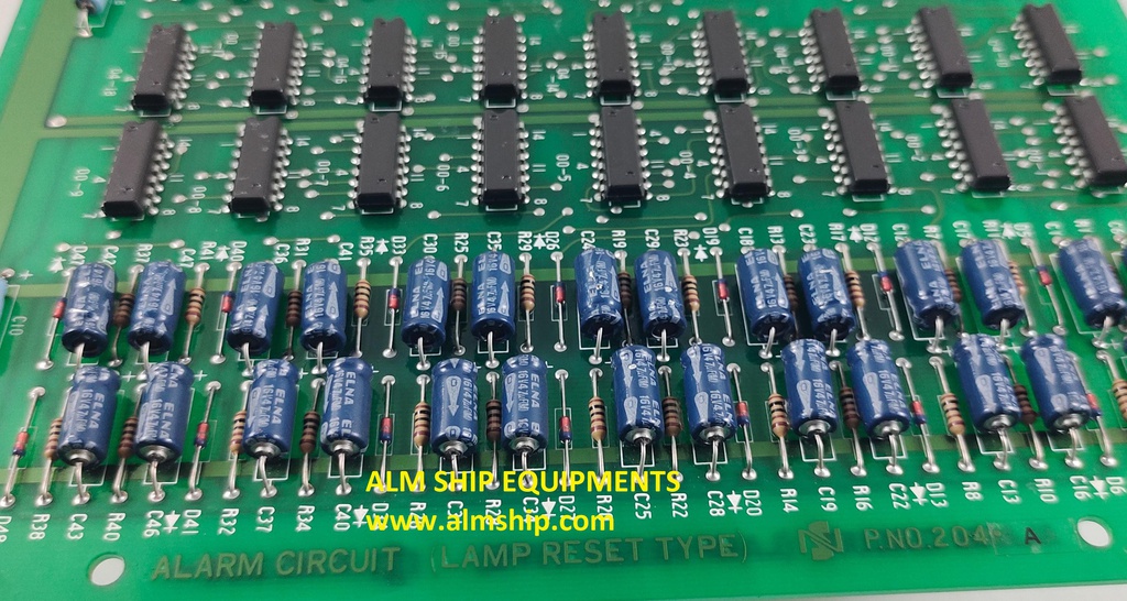 P.NO.204A Alarm Circuit Lamp Reset Type Pcb Card