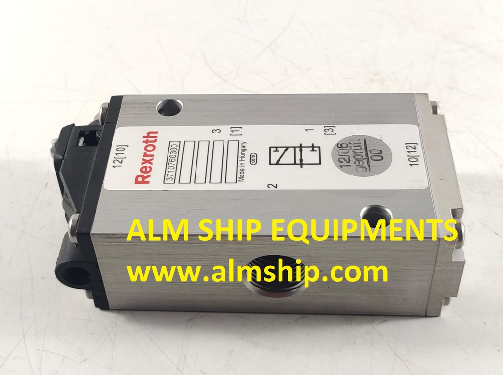 REXROTH 3710760300 3/2 WAY PILOTED AIR CONTROL VALVE