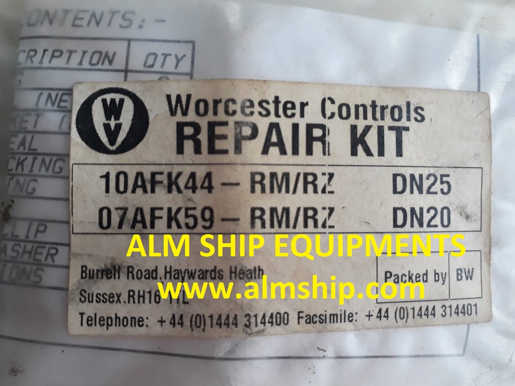 Worcester Controls Repair Kit