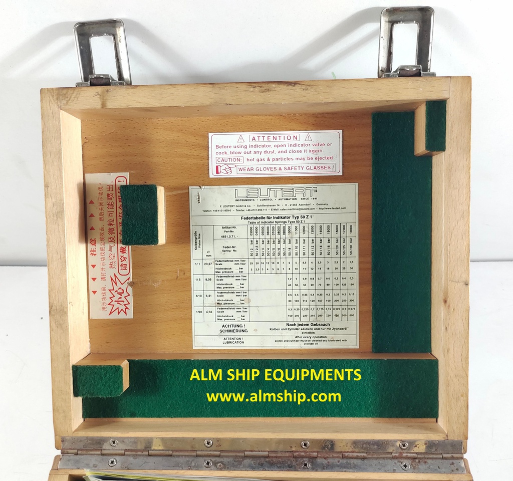 LEUTERT PEAK PRESSURE INDICATOR 50Z1-97924