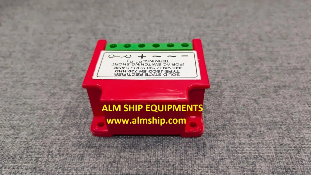 Solid State Rectifier For Grab Bucket / JSCO-EH-720-HHD