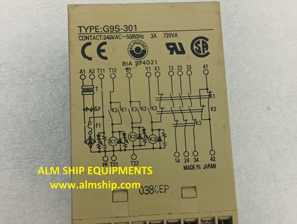 OMRON G9S-301 SAFETY RELAY UNIT