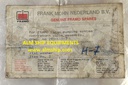 FRAMO FLAT WASHER 293-113-3 ITEM NO.2