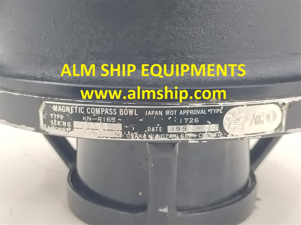 OSAKA NUNOTANI SEIKI KN-R165 MAGNETIC COMPASS BOWL 1726