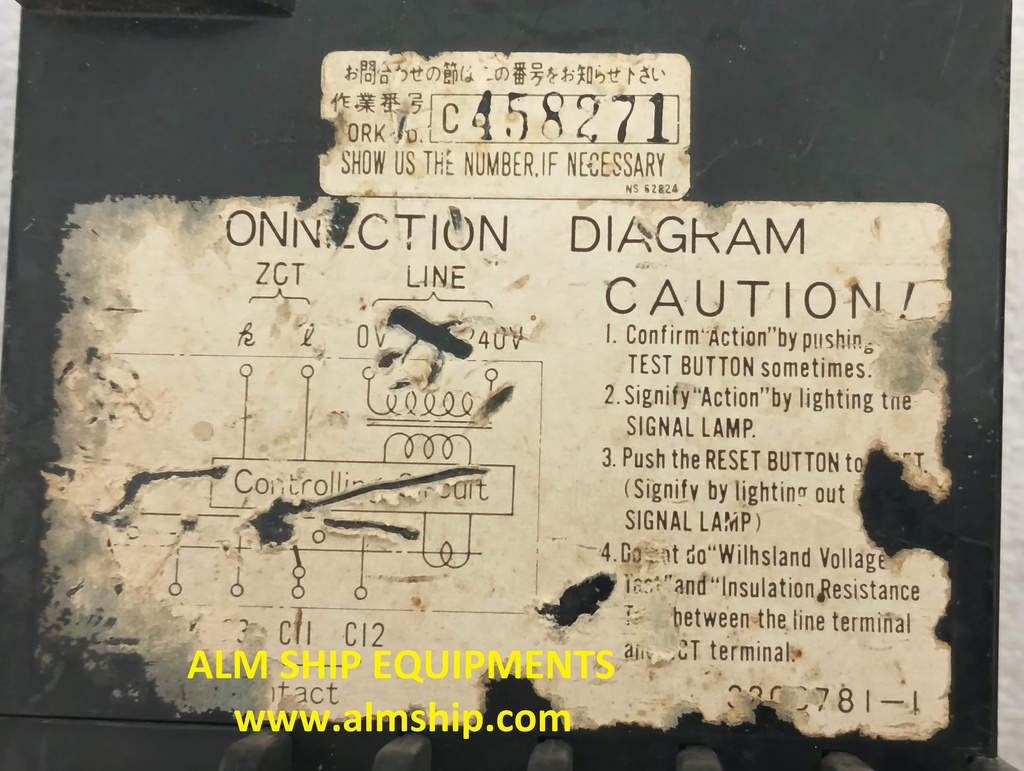 HITACHI R-NZBT EARTH LEAKAGE RELAY