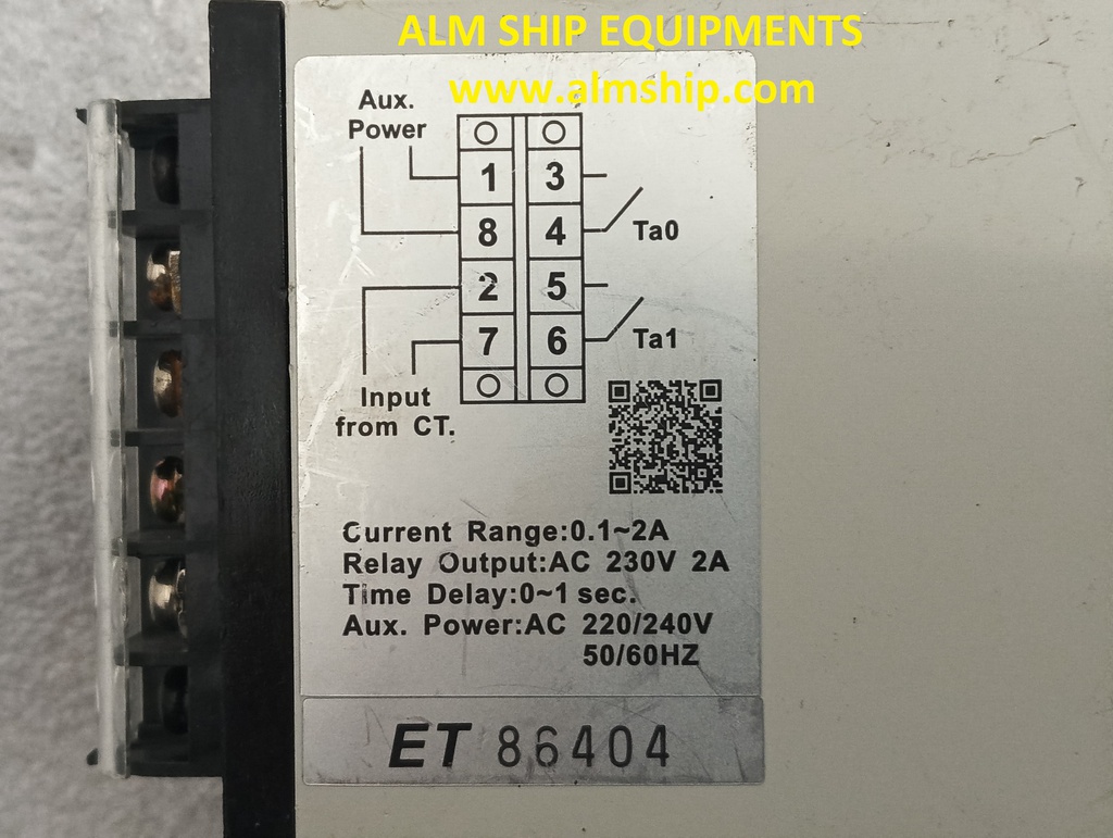 MH EF-18 EARTH FAULT RELAY