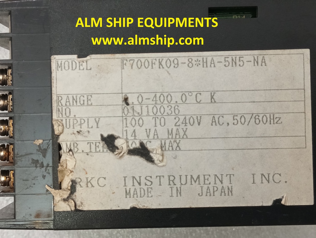 RKC F700FK09-8*HA-5N5-NA OUTPUT RELAY