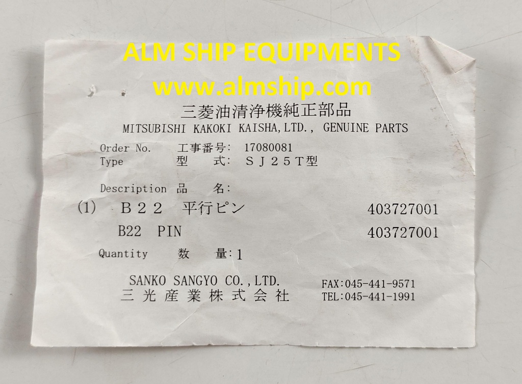 MITSUBISHI PIN SJ25T