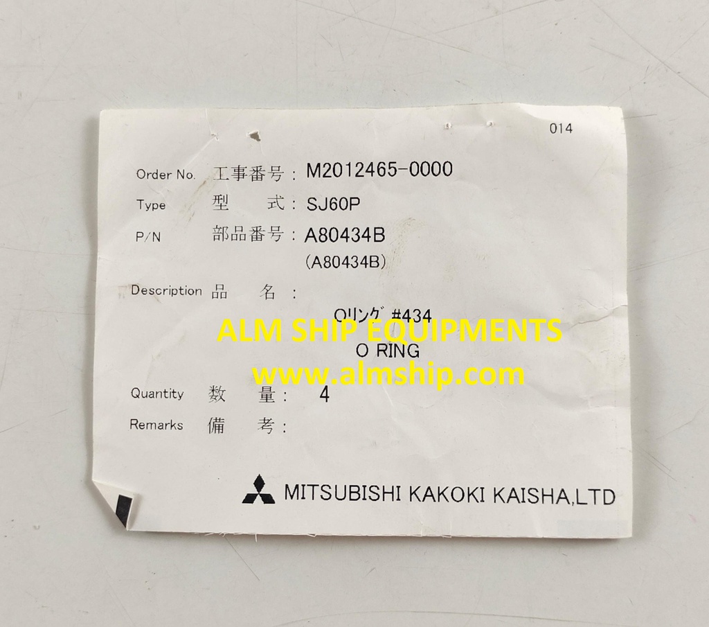 MITSUBISHI O-RING SJ60P