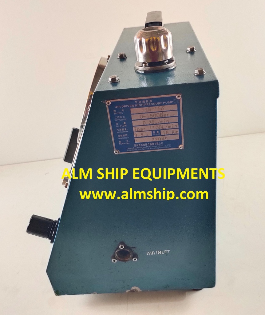 HYDRAULIC HIGH PRESSURE PUMP OBEL FYB-1500 WITH-OUT HANDLE