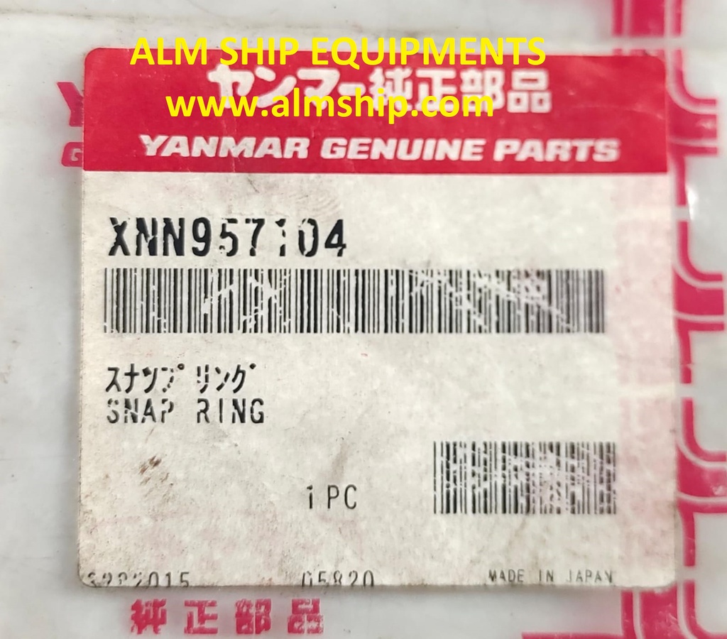 YANMAR SNAP RING S165
