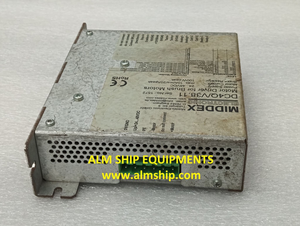 MIDDEX  ELECTRONIC DC4Q/V38.11 MOTOR DRIVER FOR BRUSH MOTOR