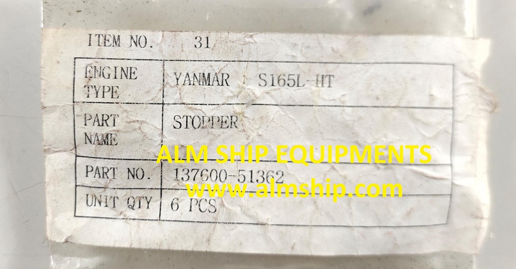 YANMAR STOPPER S165